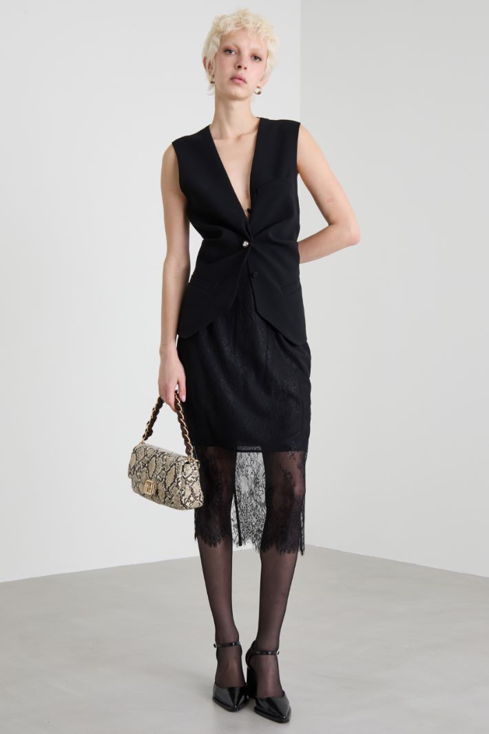 Cady and twill vest Intrend - 3