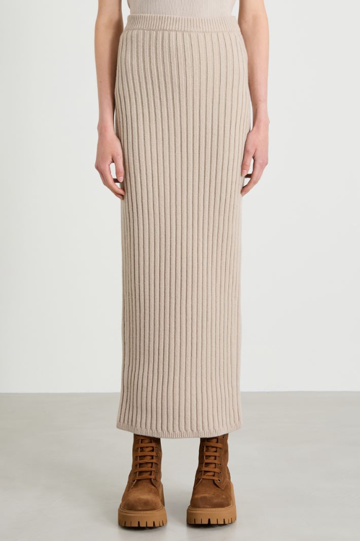 Gonna in lana e cashmere Intrend - 4