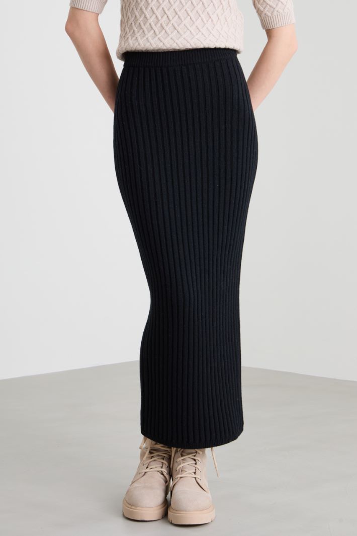 Gonna in lana e cashmere Intrend - 4