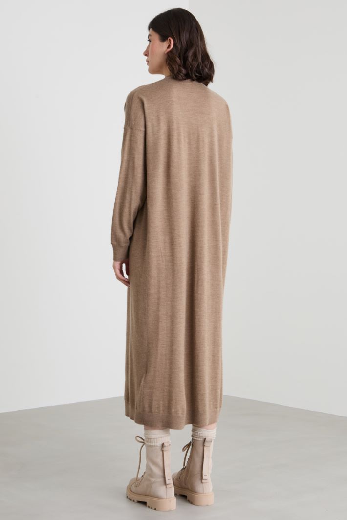 Cashmere yarn pullover dress Intrend - 3