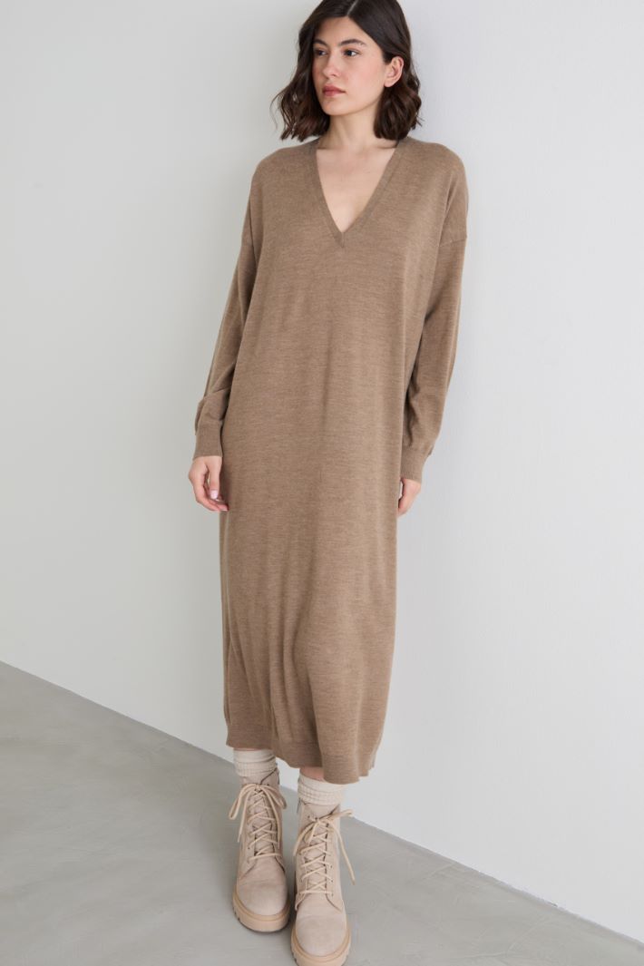 Cashmere yarn pullover dress Intrend - 2