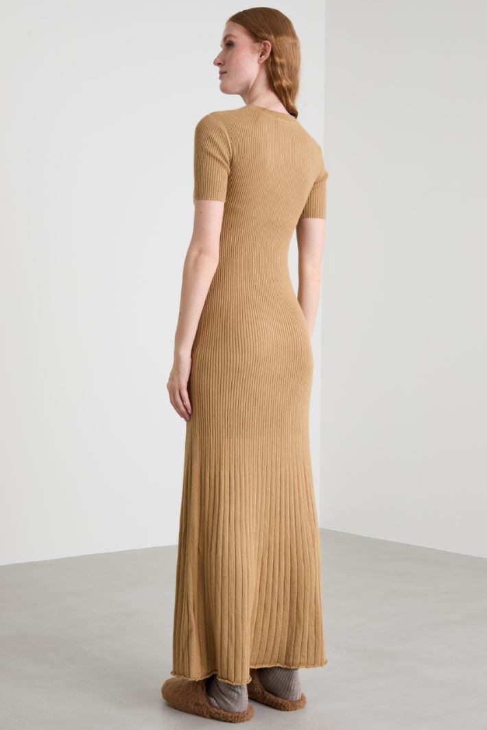 Silk and cashmere dress Intrend - 3