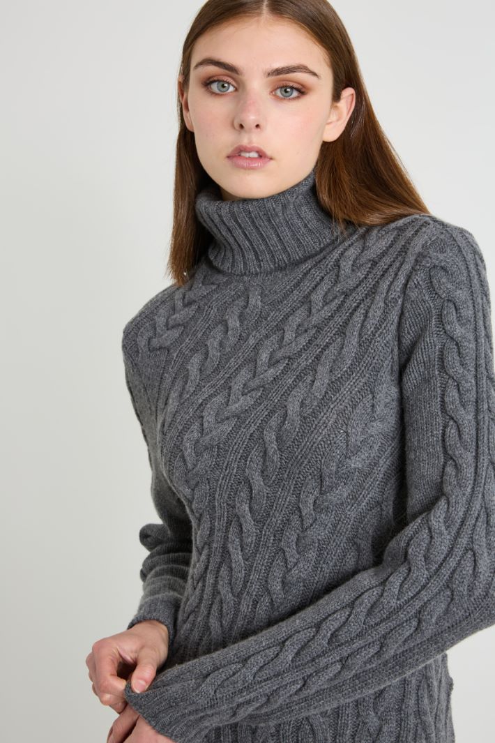 Wool and cashmere  dress Intrend - 4