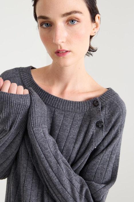 Abito in maglia a coste