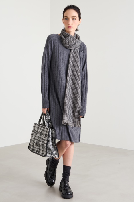 Rib-knit dress Intrend