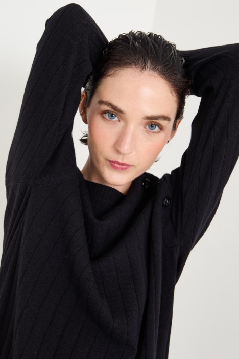 Abito in maglia a coste