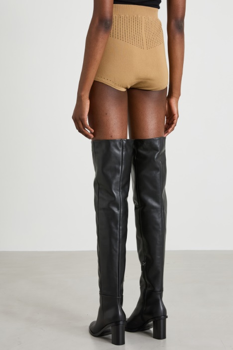 Culotte in maglia di viscosa