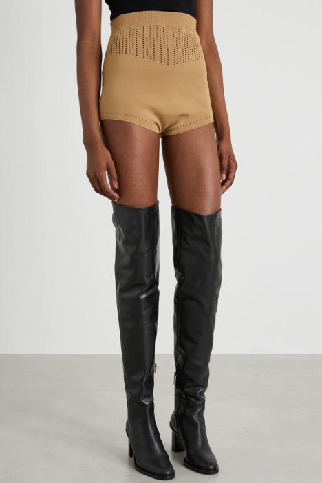 Culotte in maglia di viscosa