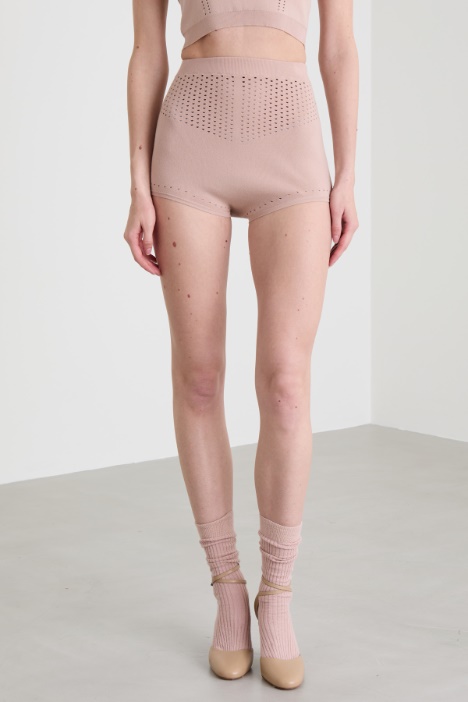 Culotte in maglia di viscosa