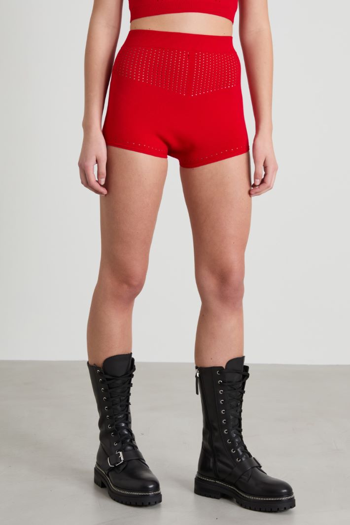 Culotte in maglia di viscosa Intrend - 4