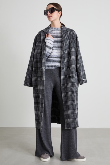 Pantaloni ampi in maglia Intrend