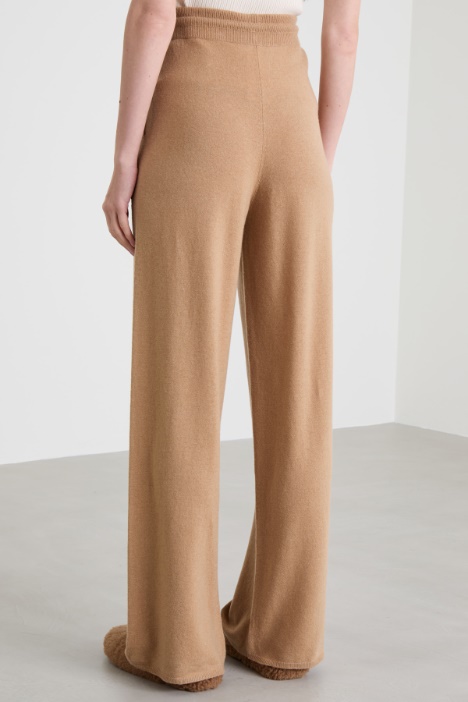 Pantaloni in lana e cashmere