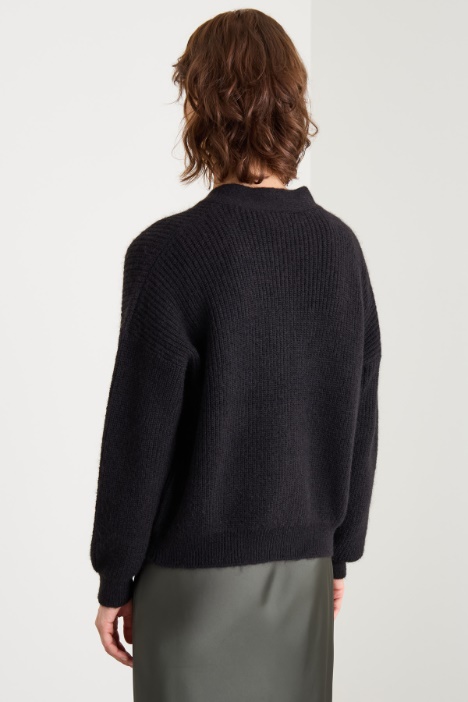 Cardigan con scollo a V