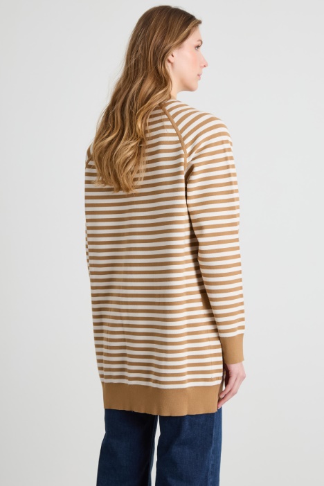 Cardigan in maglia jacquard