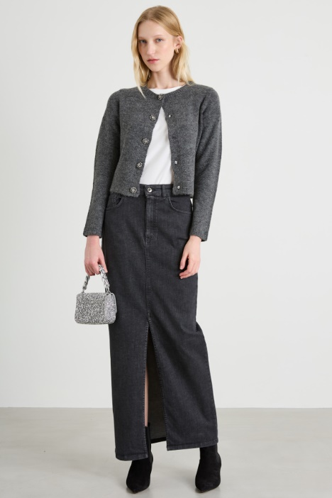 Cardigan with jewel buttons Intrend