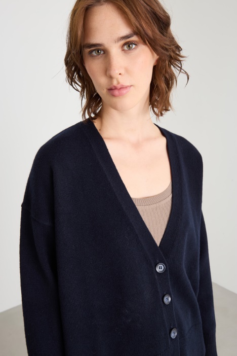 Cardigan boxy