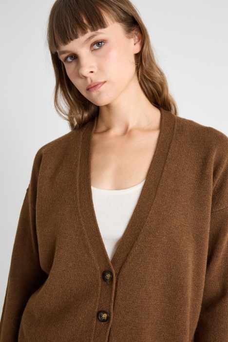 Cardigan boxy