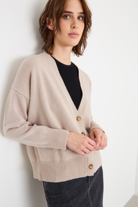 Cardigan boxy