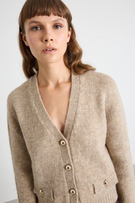 Cardigan in mohair