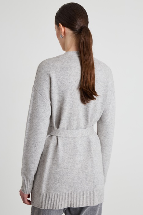 Cárdigan con cinturón