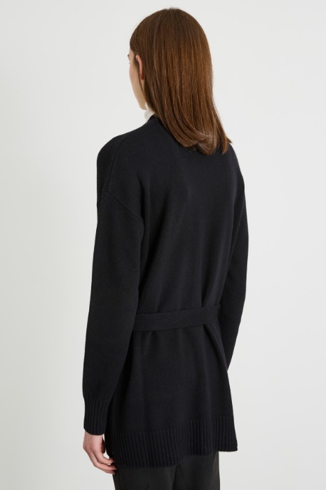 Cardigan con cintura