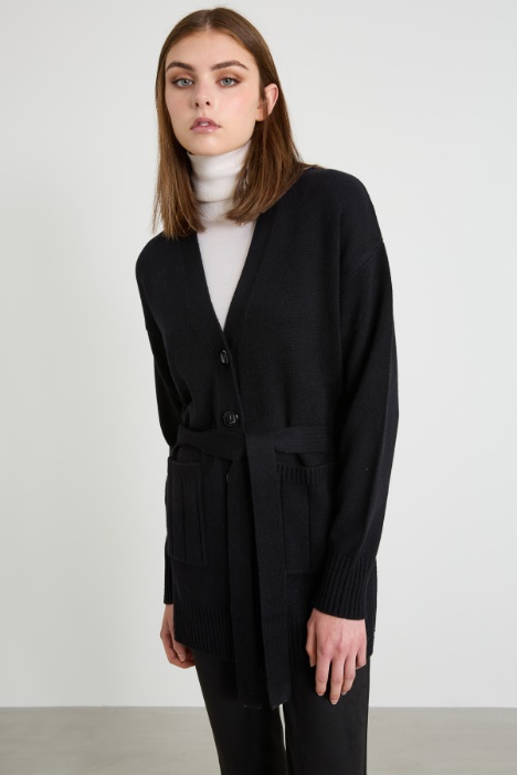 Cardigan with belt Intrend