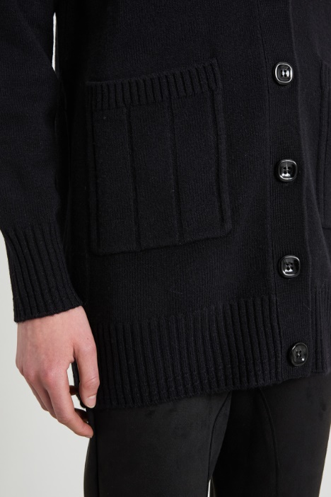 Cardigan con cintura