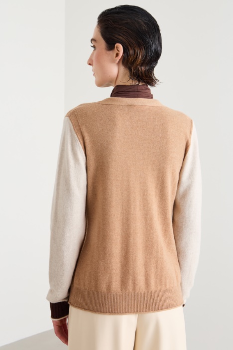 Cárdigan de lana y cachemira