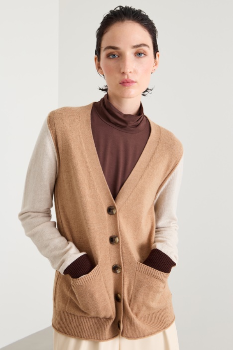 Wool and cashmere cardigan Intrend