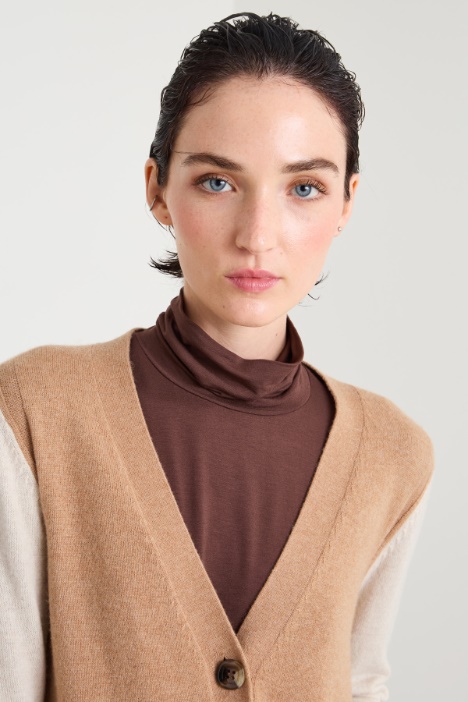 Cárdigan de lana y cachemira