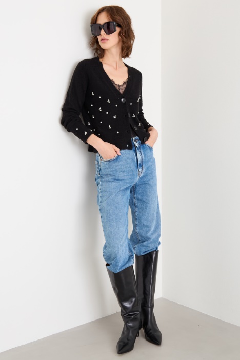 Cardigan with stones Intrend