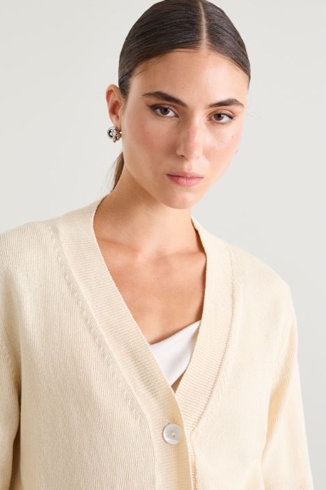 Cardigan in cotone