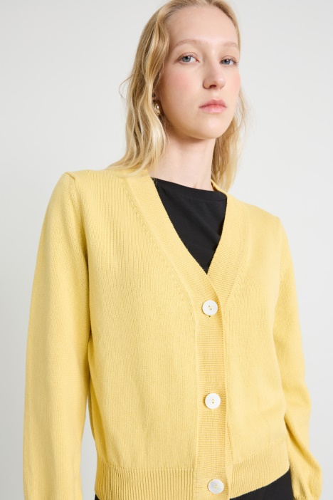 Cardigan in cotone