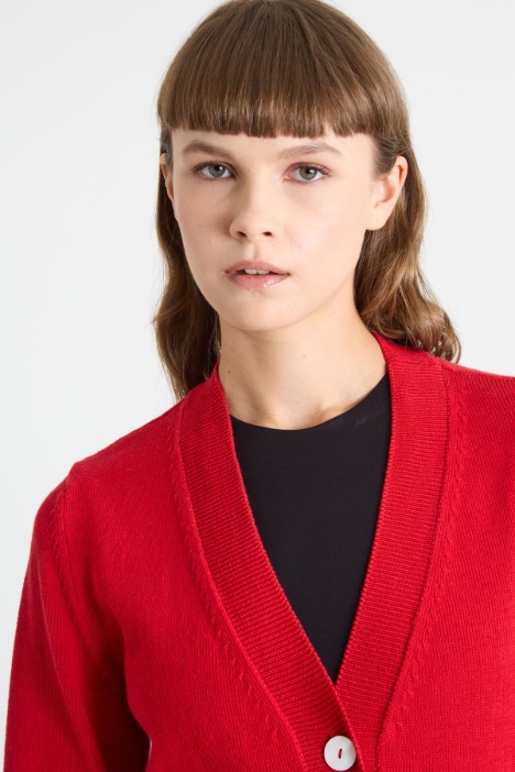 Cardigan in cotone