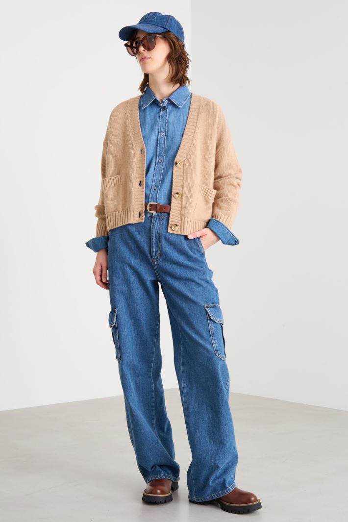 Cardigan with pockets Intrend