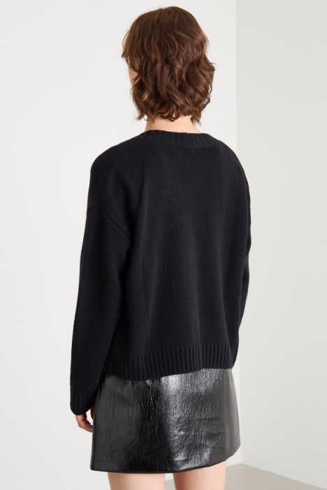 Cardigan con taschini