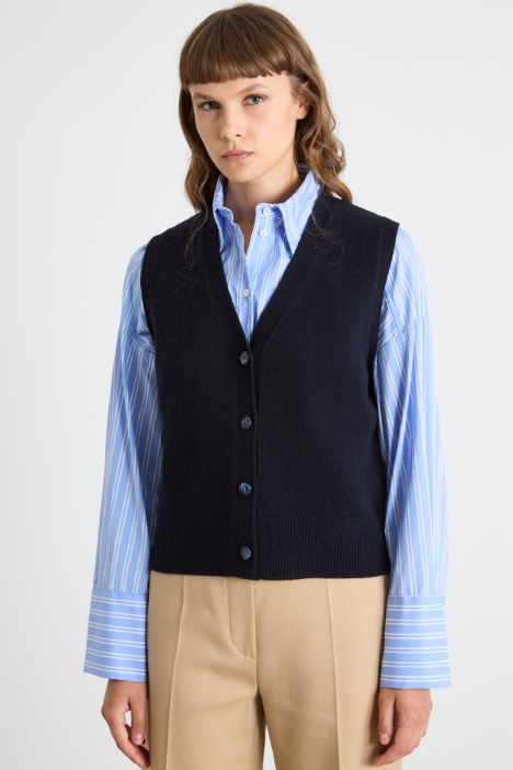 Gilet con scollo a V Intrend