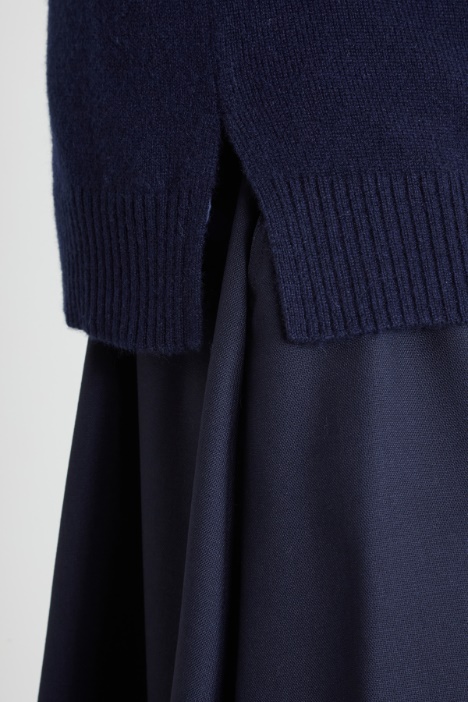 Gilet con ampio scollo a V