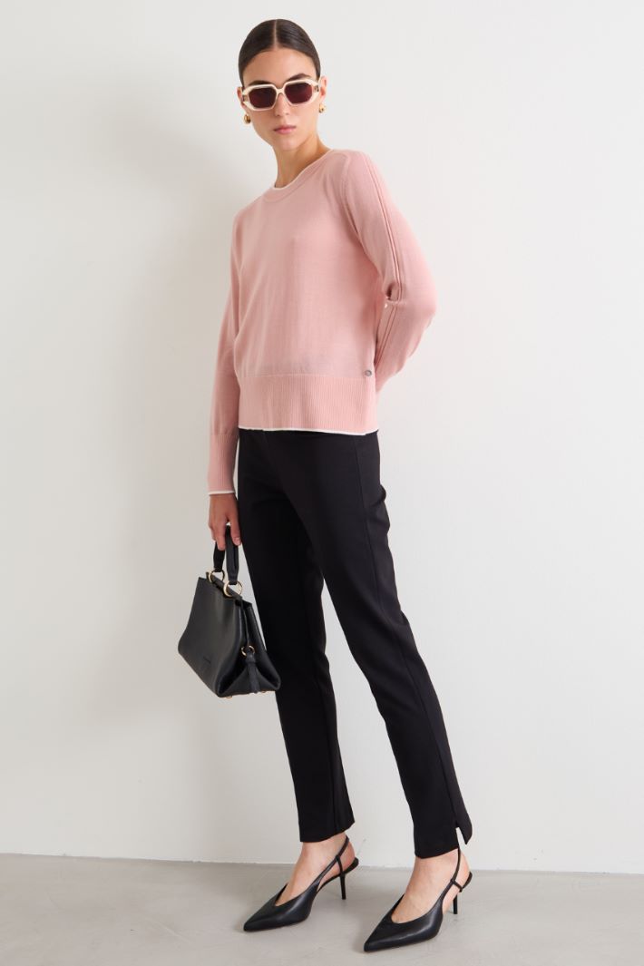 Fine wool sweater Intrend - 3
