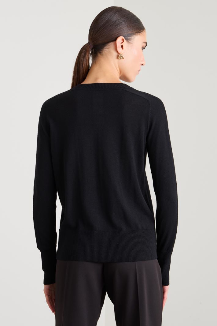 Fine wool sweater Intrend - 2