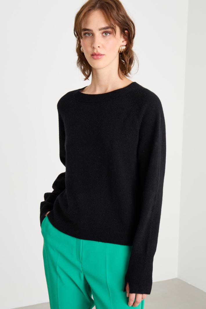 Raglan sleeve sweater Intrend - 2
