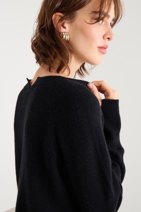 Suéter con mangas raglán