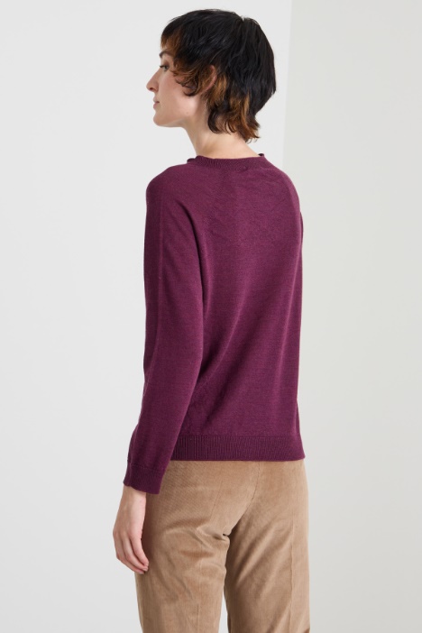 Maglia regolare con scollo a giro