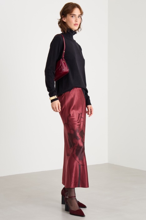 Turtleneck with ribbed trim Intrend