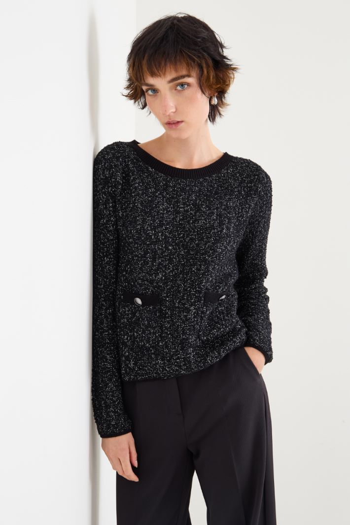 Bouclé sweater Intrend
