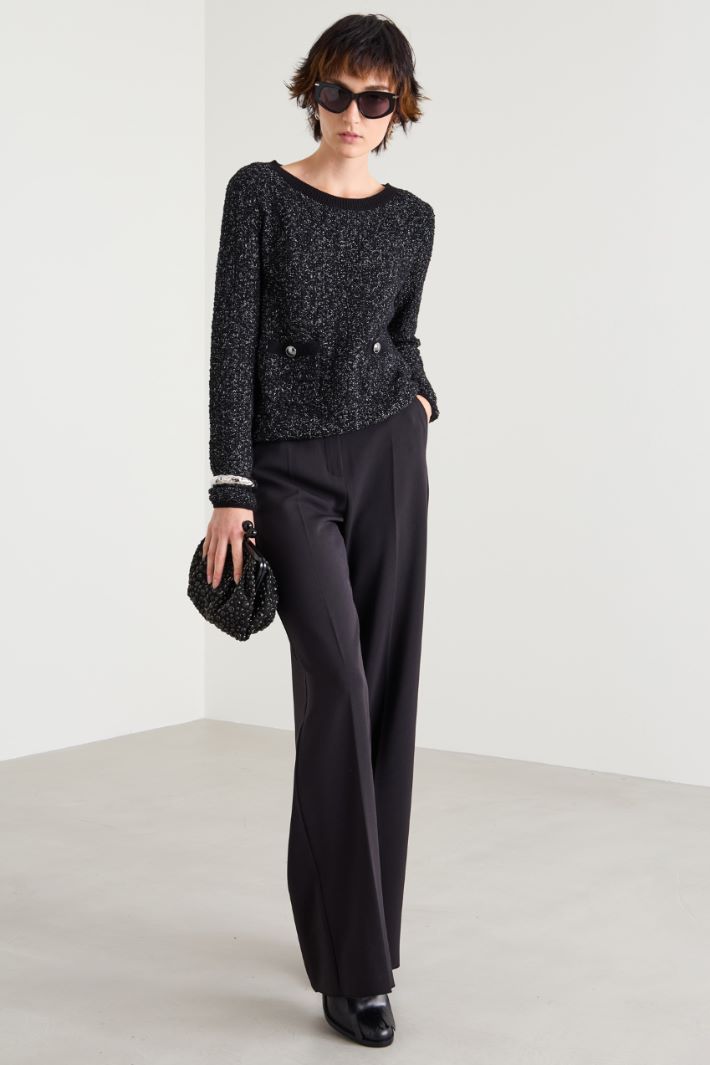 Bouclé sweater Intrend - 3