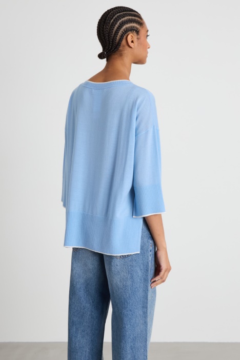 Maglia in pura lana sottile