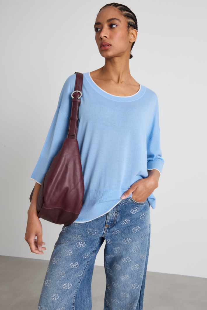 Maglia in pura lana sottile