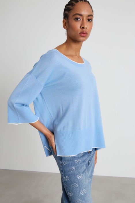 Maglia in pura lana sottile