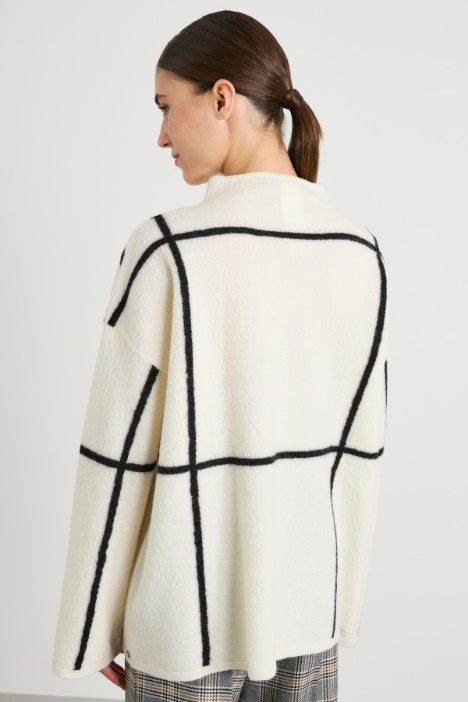 Suéter de pura lana hervida